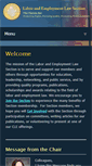 Mobile Screenshot of laboremploymentlaw.org